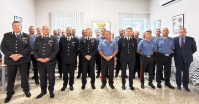 Cassino, il nuovo comandante provinciale dei Carabinieri Gianluca Zara in visita alla Compagnia