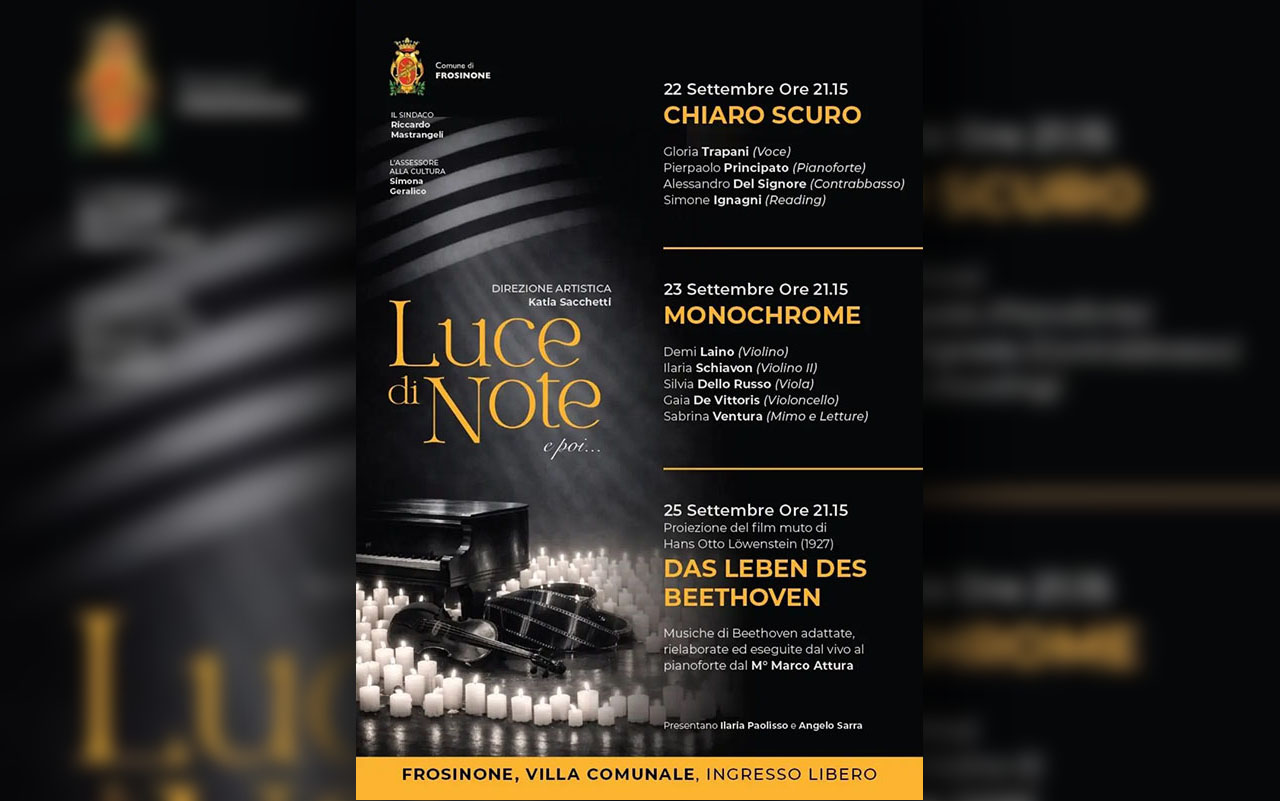 Frosinone torna “Luce di Note… e poi” copia