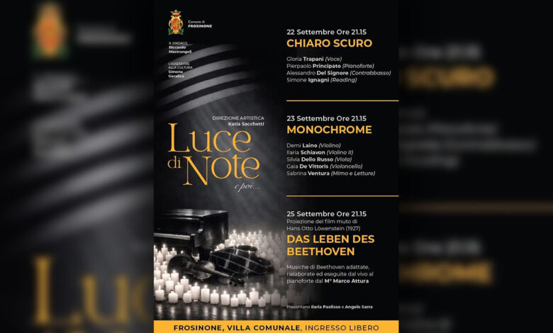 Frosinone torna “Luce di Note… e poi” copia