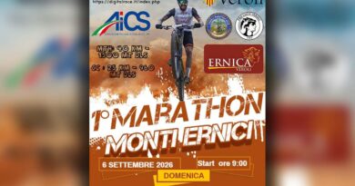Veroli, il 6 settembre debutta la Marathon Monti Ernici: oltre 100 biker e titoli italiani AICS in palio