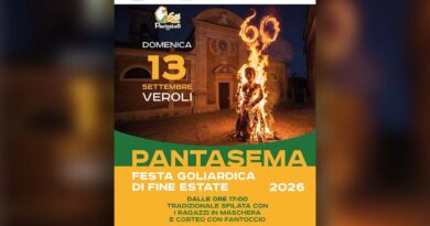 Veroli, oggi la Pantasema celebra 60 anni: sfilata e falò per l’ultimo saluto all’estate