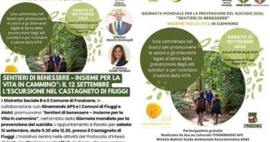 Fiuggi, “Sentieri di benessere”: il 12 settembre escursione gratuita nel Castagneto
