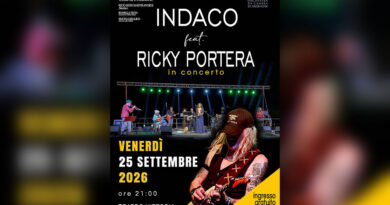 Frosinone, Indaco e Ricky Portera in concerto al Teatro Vittoria: ingresso gratuito