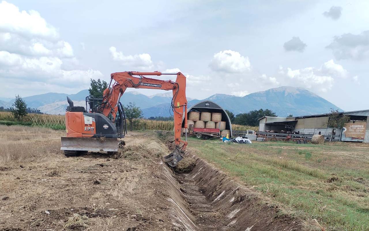 Pontecorvo loc Melfi rete scolante Sx Liri Melfi di Sotto espurgo copia