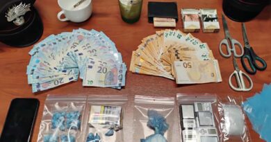 Anagni: arrestato per spaccio, sequestrati oltre 67 grammi di cocaina e 4.160 euro