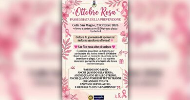 Colle San Magno: il 23 ottobre la Passeggiata della Prevenzione per Ottobre Rosa