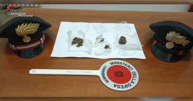 Serrone: trovati con oltre 42 grammi di hashish, denunciata una coppia