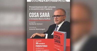Ferentino: Ernesto Maria Ruffini presenta il libro “Cosa sarà” venerdì 30 ottobre alle Terme di Pompeo