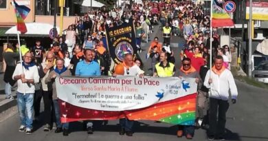 Ceccano, domenica la 5a Marcia della Pace: dalla stazione a Santa Maria a Fiume